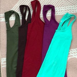 Lululemon size 6 racerback RED color